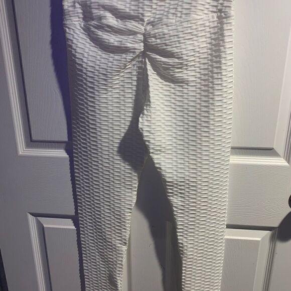 Waffle leggings size large white - Picture 4 of 4